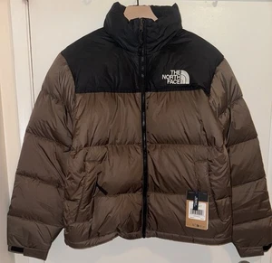 The North Face Men’s 1996 Retro Nuptse Jacket Men Size Small Smokey Brown/Black - Picture 1 of 17