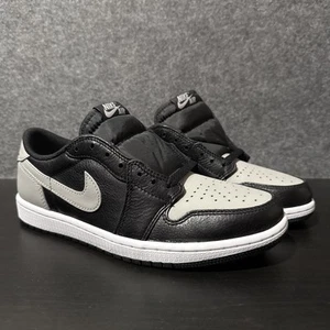 Nike Air Jordan 1 Retro Low OG Schwarz Grau Gr Eu 41 Uk 7 Us 8 Herren Neu - Bild 1 von 9
