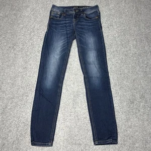 Miss Me Signature Ankle Skinny Women's 24 Blue Jeans Denim Zip Fly - Picture 1 of 11