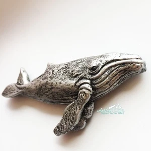 Sea Animal Whale 3D Resin Refrigerator Fridge Magnet Craft Home Kitchen Decor - Picture 1 of 3