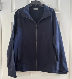 32 Degrees Heat Men's Regular Fit Stand Collar Full Zip Jacket, Blue, Size M - Picture 1 of 4