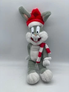 Play by Play Looney Tunes Bugs Bunny Plush Stuffed Animal Red Hat & Scarf 14" - Picture 1 of 9