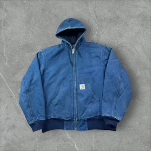 Carhartt Rare Original 90s Blue Active Jacket L - Picture 1 of 8