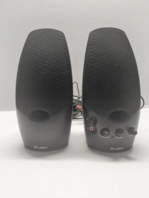 Pair of Labtec computer speakers Labtec LCS-1060. Tested & Working - Image 1 of 4