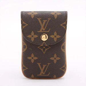 Louis Vuitton Monogram Etuis Telefonne MM M66546 Brown Phone Pouch - Picture 1 of 7