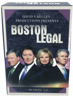 Boston Legal Seasons 1-5 DVD 31 Discs Box Set Pre-Owned VGC - image 1 of 4