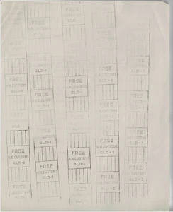 Matasellos de rodillo de prueba H.M Customs 1, 2 y 3 Qld gratis, carta de la Asociación Masónica - Imagen 1 de 2