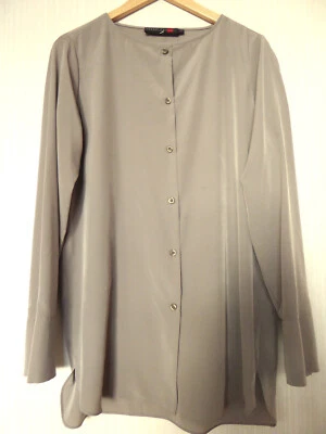 tolle Luxus MINX by EVA LUTZ Bluse Gr. M / 38-40 braun - Bild 1 von 2