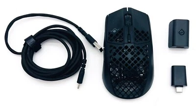 SteelSeries Aerox 3 Wireless Optical RGN Gaming Mouse (2022) - Onyx Black - Image 1 of 4