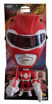 Move A Mask Buddies Power Rangers Máscara Ranger Rojo Disfraz Halloween Nuevo Foto 1 de 3
