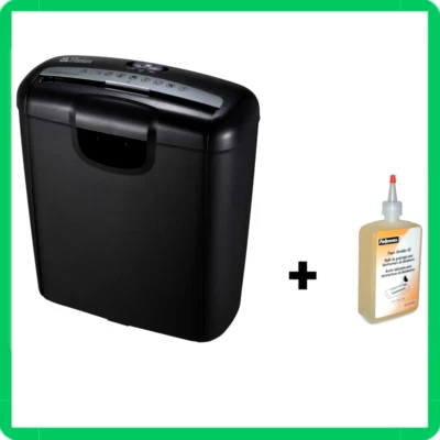 distruggi documenti carte elettrico frammenti trita carta ufficio 601S con olio - Immagine 1 di 3