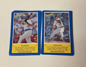 1990 Brewers Police Set Singles You Pick