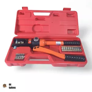 Hydraulische Draht Crimper Batterie Lug Terminal Kabel Crimpzange, 8 Matrizen, 12 Tonnen - Bild 1 von 9