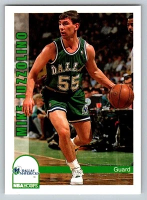 1992-93 HOOPS MIKE IUZZOLINO DALLAS MAVERICKS #48 - Image 1 of 2
