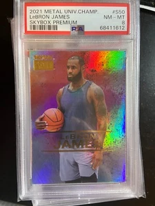 2021 Upper Deck Metal Universe Lebron James Skybox Premium PSA 8 X1 - Picture 1 of 1