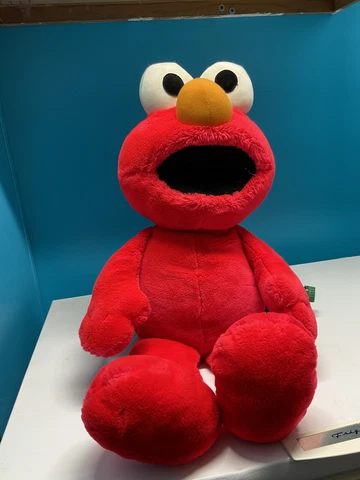 Vintage ~ 1996 TYCO ~ Jim Henson ~ Jumbo 27" ELMO Sesame Street Giant Toy Plush Cover
