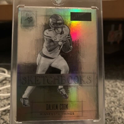 2022 Panini Playbook Dalvin Cook Sketchbooks SP Vikings - Image 1 of 4