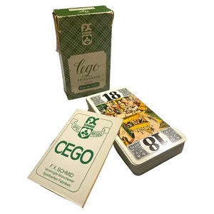 tarocchi mazzo di carte 54 tarot cego schmid 1965 vintage in scatola completo fc - Foto 1 di 19