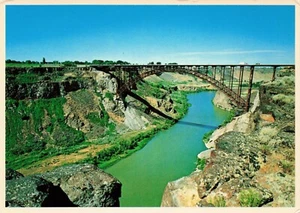 Perrine Bridge, Twin Falls, Idaho Oversized Vintage Chrome PC - Picture 1 of 2