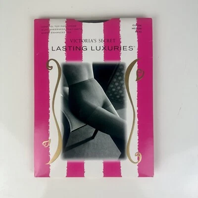 Victoria's Secret LASTING LUXURIES Pantimedias Top Control Transparente Cacao Medianas Foto 1 de 3