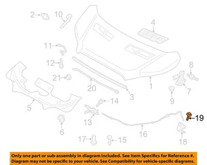 FORD OEM 15-23 Corsair Hood Hood Components-Release Handle Screw W712356S442 - Picture 1 of 2