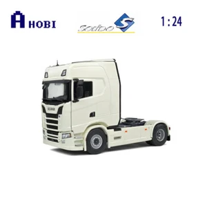 Solido 1:24 Scale Scania 580S Semi Truck Cream Diecast Model Toy Replica - Picture 1 of 2