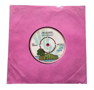 E407 Can’t Get Enough, Bad Company, 7"45rpm Single, Very Good Plus Condition - Picture 1 of 4