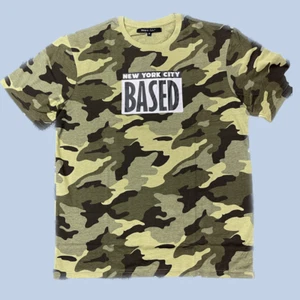 Men's Camo T Shirt Crew Neck Short Sleeve Cotton Army Print Camouflage Tee - Picture 1 of 1