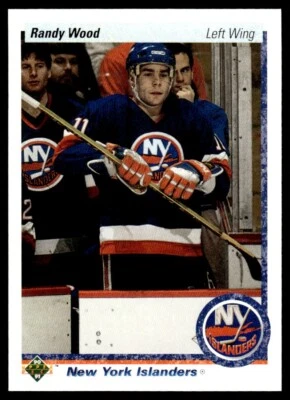 1990 Upper Deck #16 Randy Wood - New York Islanders - Image 1 of 2