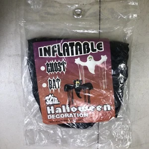 Vintage Halloween Inflatable Blow Up Decorations Bat With Fringe 32” - Picture 1 of 4