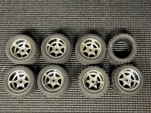 Group Lot Vintage 1.25” 1/18 RC Truck Wheels & Tires Proline 1/24 monster truck - Picture 1 of 16