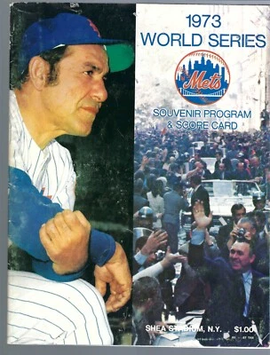 1973 World Series Program, Oakland A's, New York Mets, Scorecard is not Marked! - Image 1 of 4