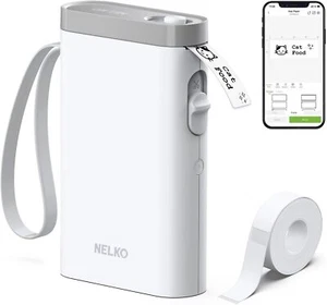 Máquina para hacer etiquetas Nelko con cinta P21 Bluetooth impresora de etiquetas inalámbrica mini - Imagen 1 de 6