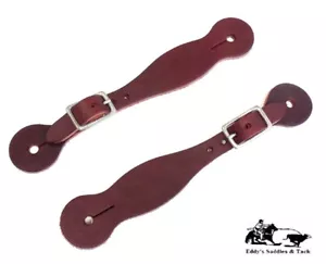 Trail Blazer Economy Spur Straps Damen/Jugend Größe Latigo Leder Amish Made - Bild 1 von 5