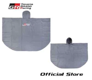 Poncho de lluvia TOYOTA GAZOO Racing (gris) niños talla TGRC-a064-01 - Imagen 1 de 10