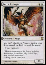 1x Serra Avenger - Foil LP, English MTG Time Spiral