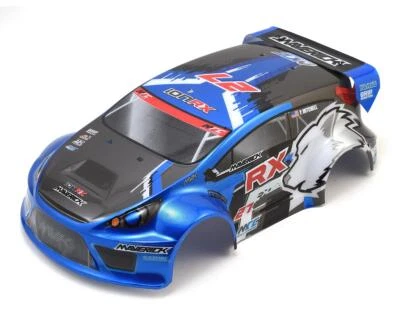 Maverick Ion RX Pre-Painted 1/18 4WD Electric Rally Car Body (Blue) [MVK28070] - Image 1 of 2
