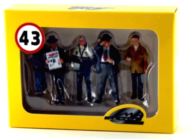Boneco Le Mans Miniatures Team Managers escala 1/43 resina conjunto de 4 COFLM143002M - Imagem 1 de 4