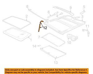 FORD OEM 03-17 Expedition,Navigator Roof Sunroof-Drain Hose 7L1Z78502C53A - Picture 1 of 2