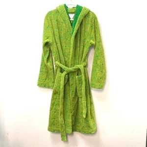 BOTTEGA VENETA 656097 Intrecciato Hooded Bathrobe Logo pile long gown loungewear - Picture 1 of 8