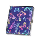 20 Individual Printed Leather Cigarette Case - Gradient Butterfly