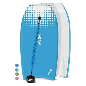 37" Body Board for Surfing Kids / Adults with Body Board Leash for Arms (Blue... - Picture 1 of 7
