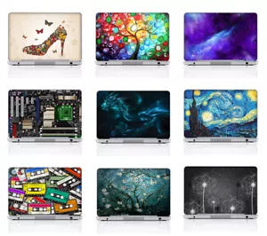 Laptop Skin Sticker Decal Art Cover w Wrist Pads for 10 inch to 17 inch notebook - Picture 1 of 39