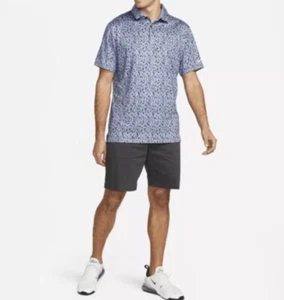 Nike Dri-Fit Tour Camo Print Golf Polo Shirt Men's Ashen SZ S DV7808-493 - Picture 1 of 12