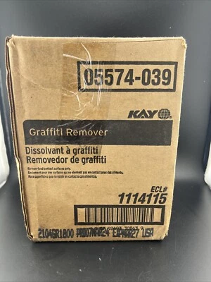 Kay Ecolab Graffiti Remover 05574-039 - 1 Case: 4-16 fl oz bottles & 2 sprayers) - Image 1 of 3