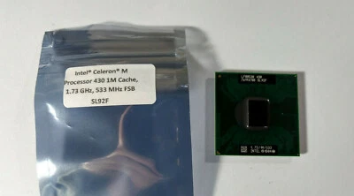 Intel M 430 Laptop CPU Processor Celeron 1.7 / 1M / 533  Socket 478 - SL92F - Image 1 of 2