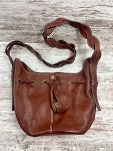 Lucky Brand Genuine Leather Braided Shoulder Hobo Sinche Handbag - Picture 1 of 16