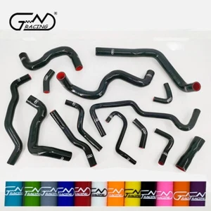 Silicone Radiator Coolant Hoses Fit Mini Cooper S MK2 R56 R57 1.6T Black 14Pcs - Foto 1 di 14