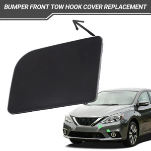 New Front Bumper Tow Hook Cover Cap For Nissan Sentra 2016-2019 622A03YU0H - Picture 1 of 7