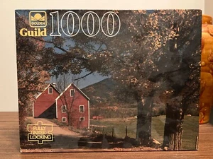 NEW VTG Golden Guild 1000 pc Jigsaw PUZZLE Brownsville VT Farmhouse Barn VERMONT - Picture 1 of 4